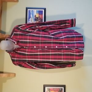 Womens Blassport Long Sleeve Flannel Shirt